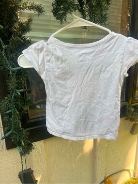 Hello Kitty White Short Sleeve Girls Tee